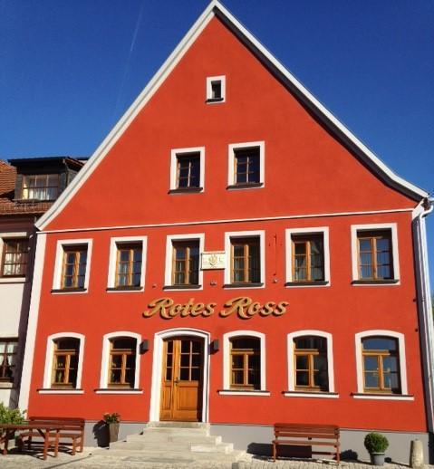 Hotel-Gasthof Rotes Ross Markt Einersheim Exterior foto